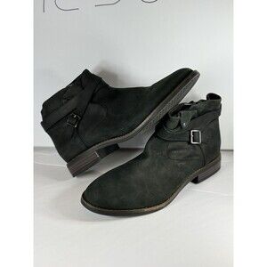 Clarks Camzin Dime Ankle Boots 261-53035 BLACK WOMENS CASUAL size 12